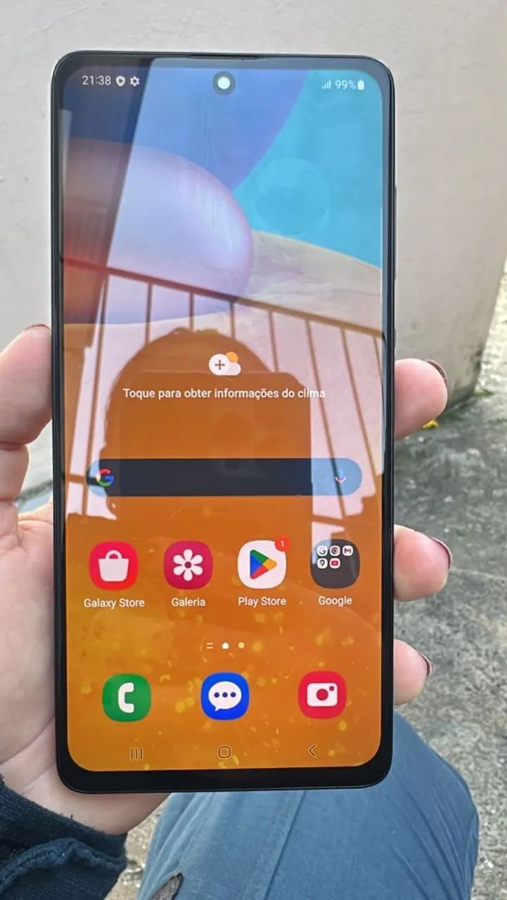 VENDO A71 BIOMETRIA NA TELA 128G - Foto 2