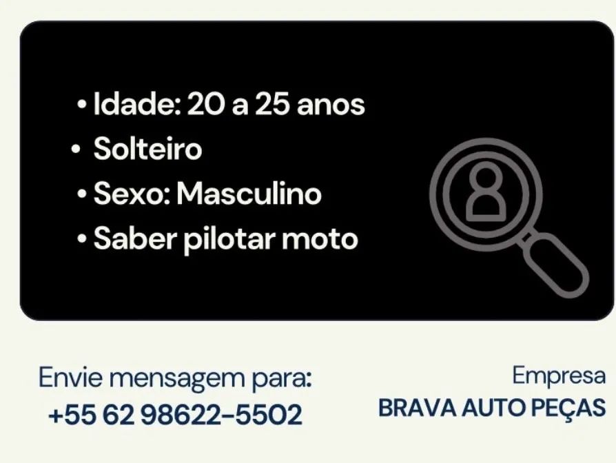 VAGA EMPREGO SERVIÇOS GERAIS 