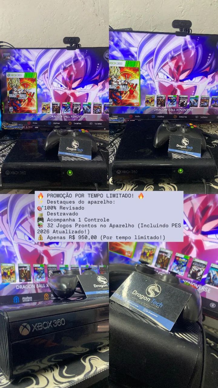 OFERTA IMPERDÍVEL XBOX 360 DESTRAVADO  - Foto 2
