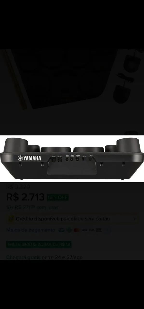 Bateria Eletrônica yamaha DD75 - Foto 4