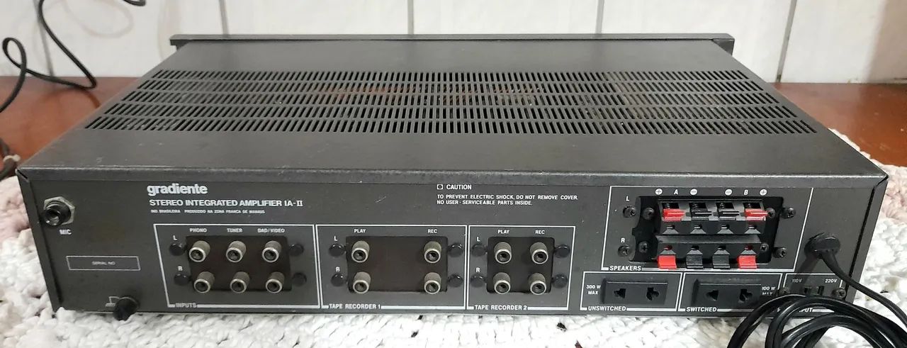 Amplificador GRADIENTE IA-II  - Foto 4