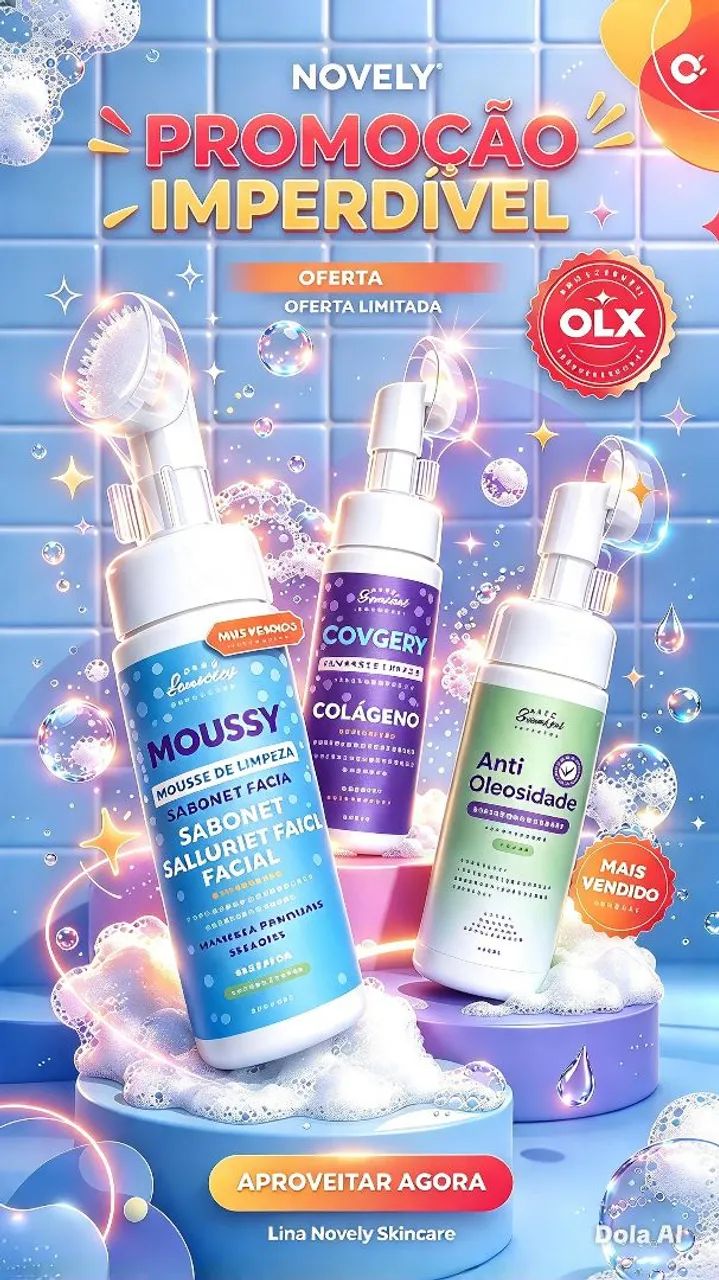 Produto de limpeza facial, mousse  - Foto 3