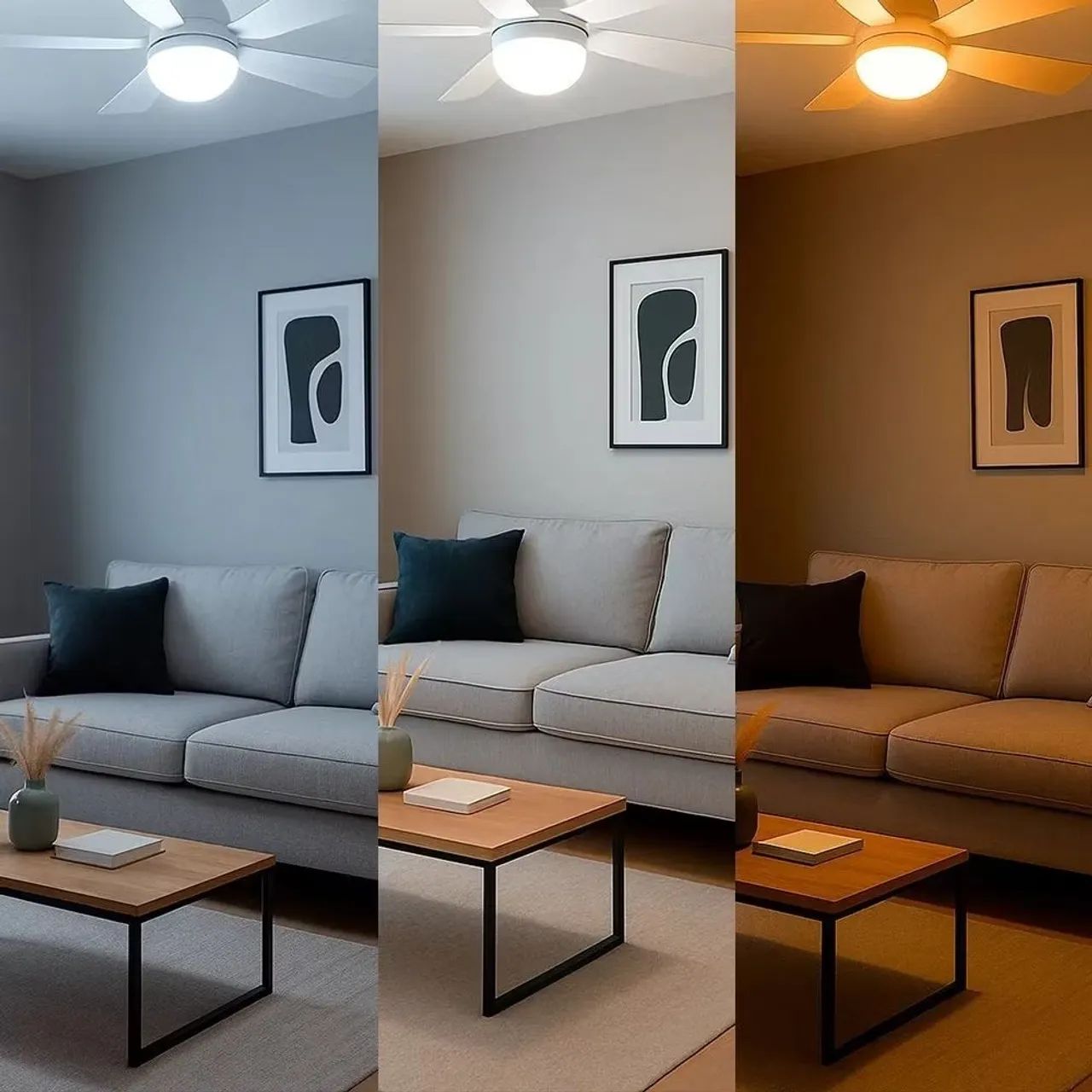 Ventilador de teto com luminária  - Foto 2