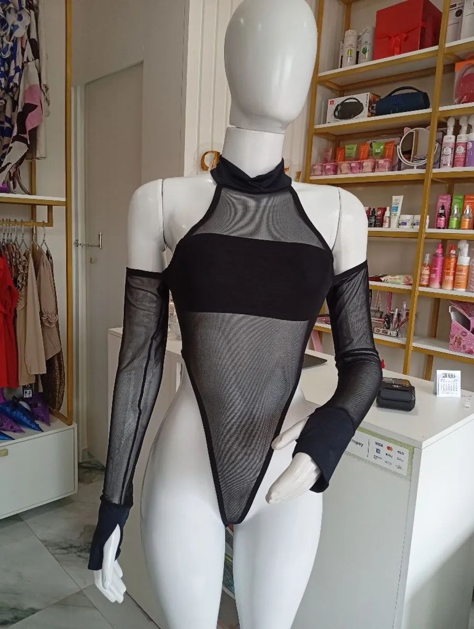 Body Moderno em tule e poliamida  - Foto 5