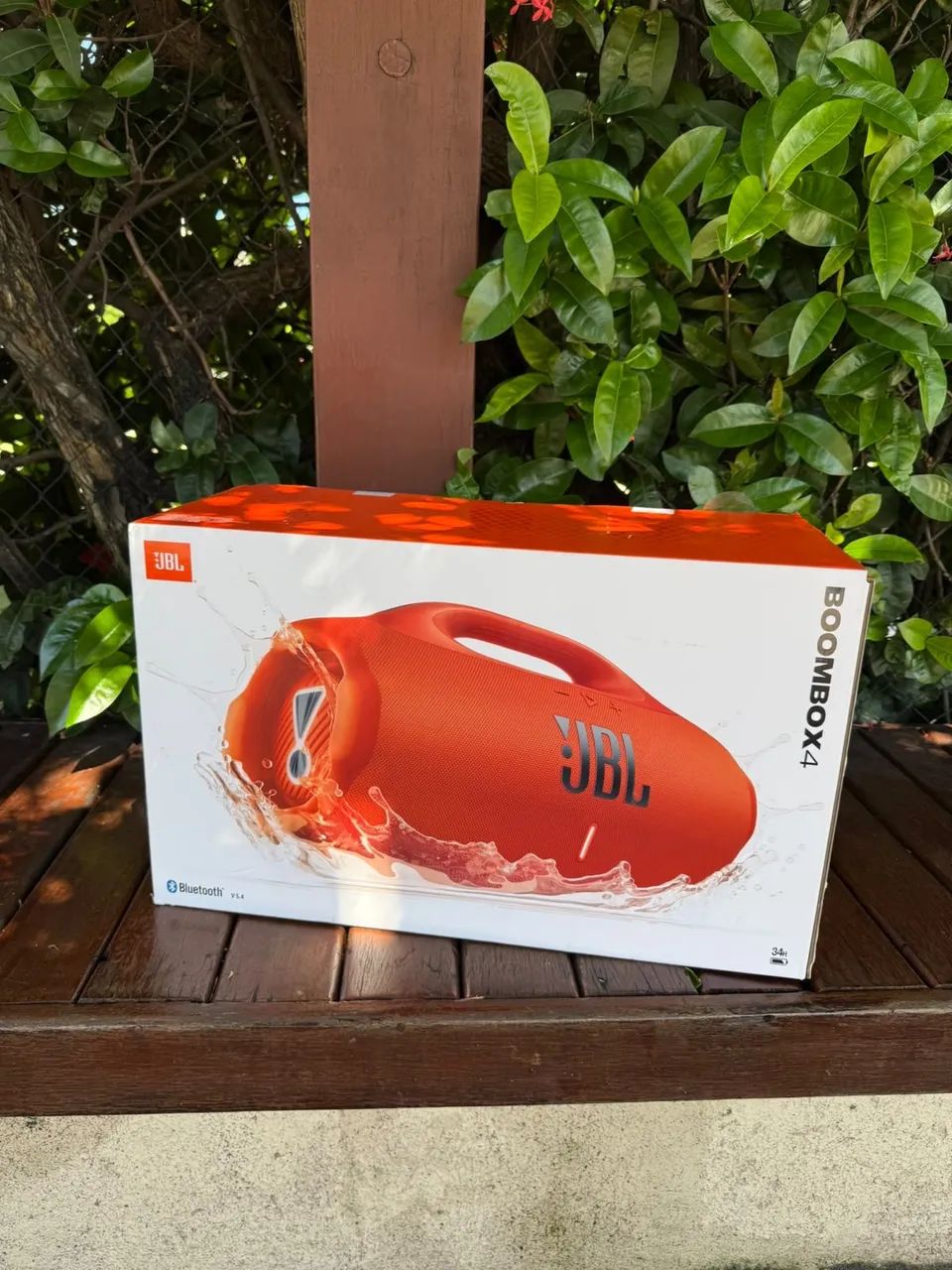 JBL Boombox 4 Laranja Nova e Lacrada