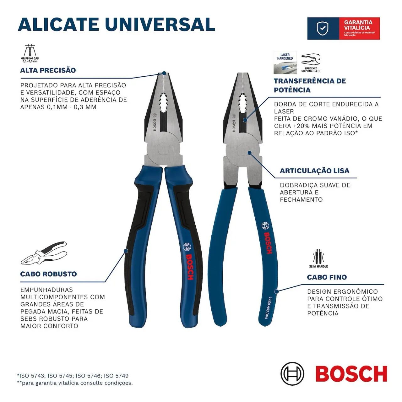 ALICATE UNIVERSAL BOSCH 