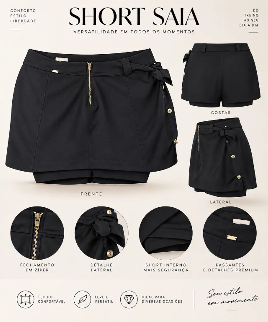 Short saia 