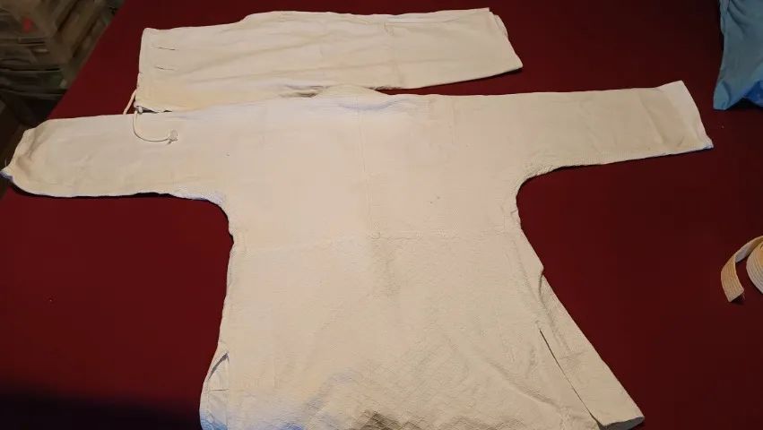 Kimono Dragão branco - Trançado - M - Foto 2