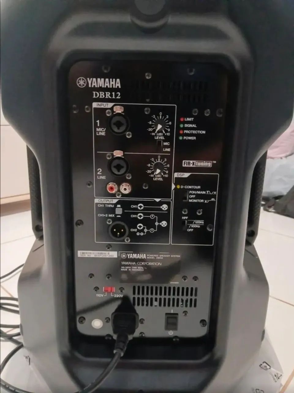 Yamaha DBR12 Semi-Nova - Estado de Zero + Bag, NF e Caixa - Foto 5