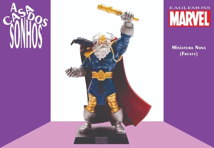 Coleção de Miniaturas Marvel Eaglemoss Especial - Odin Completa - Foto 2