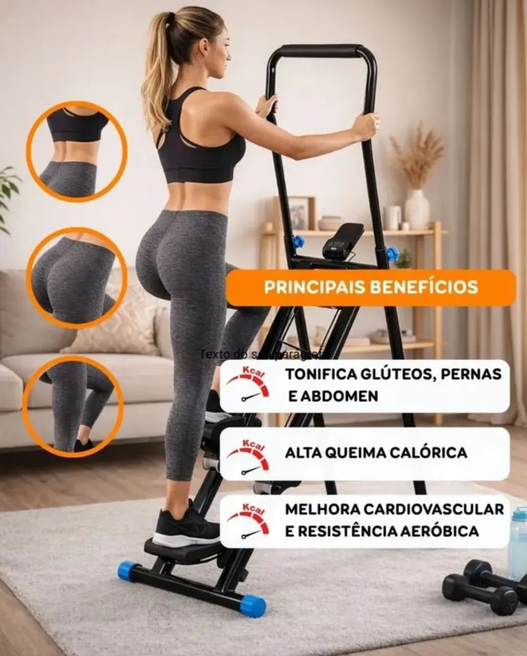 Simulador de caminhada e escada