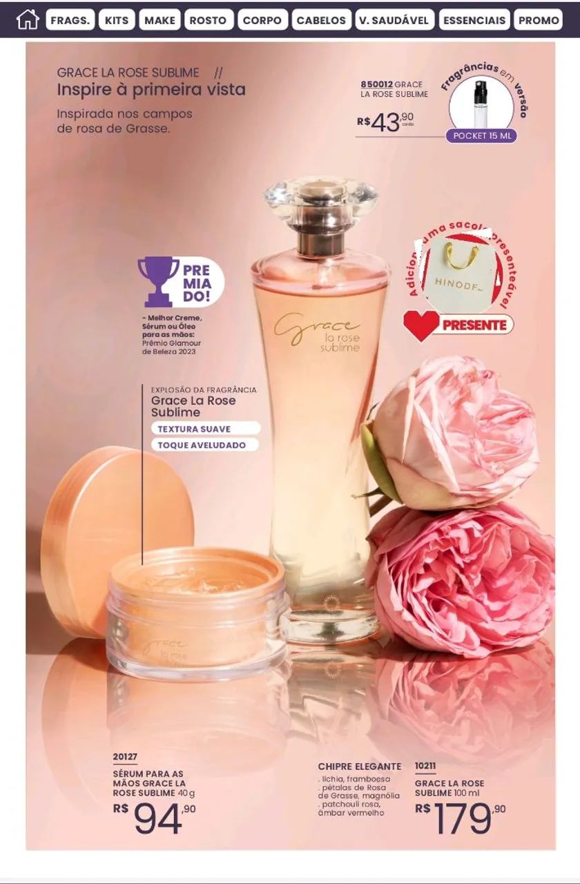 Perfume Grace Hinode - Foto 5
