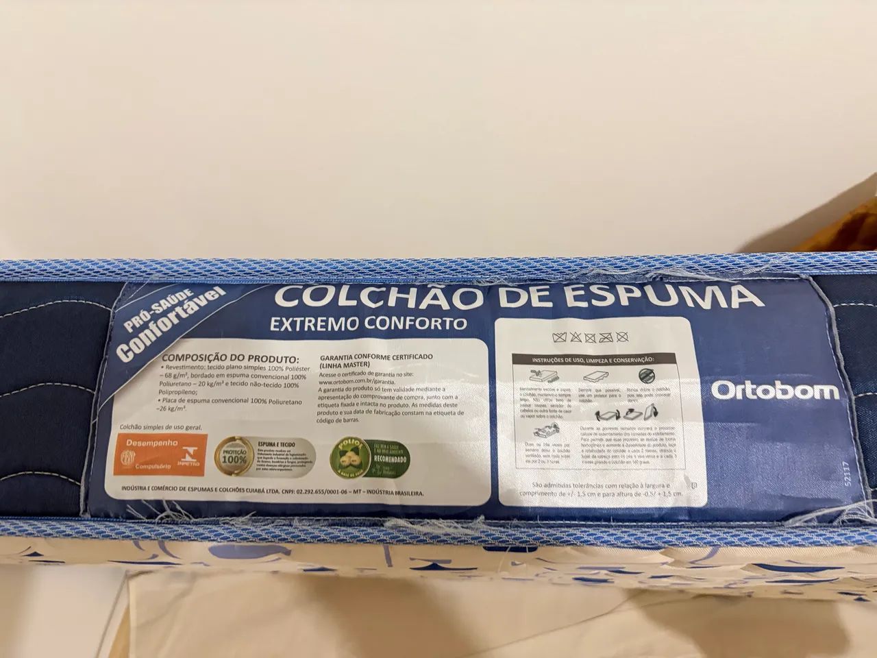 Cama box solteiro e colchão Ortobom 1,88x0,78 - Foto 2