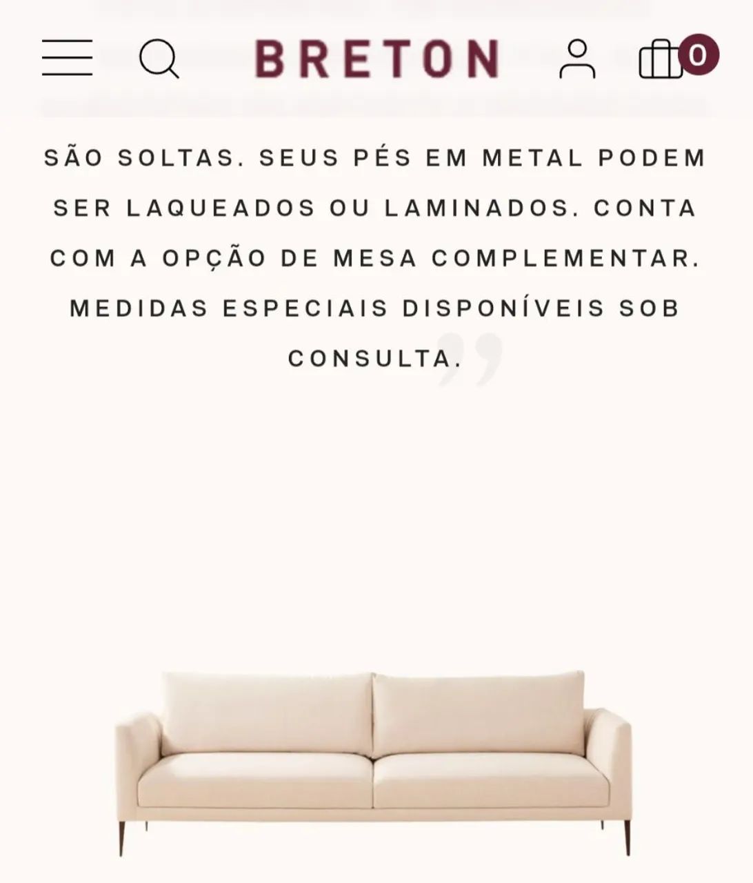 Sofá dylan Breton 