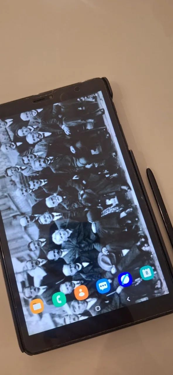 TABLET SAMSUNG TAB A COM CANETA - CONTÉM MARCAS DE USO - Foto 4