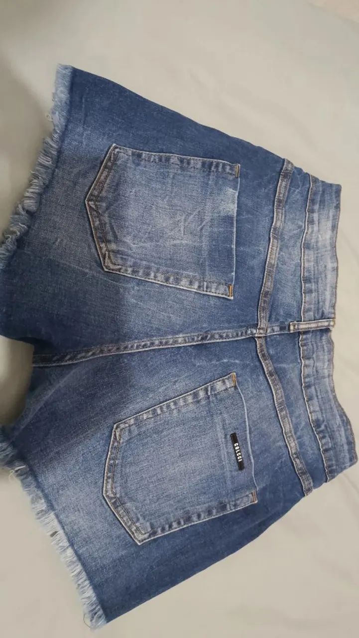 Short jeans da Colcci + blusa c&a onça  - Foto 4