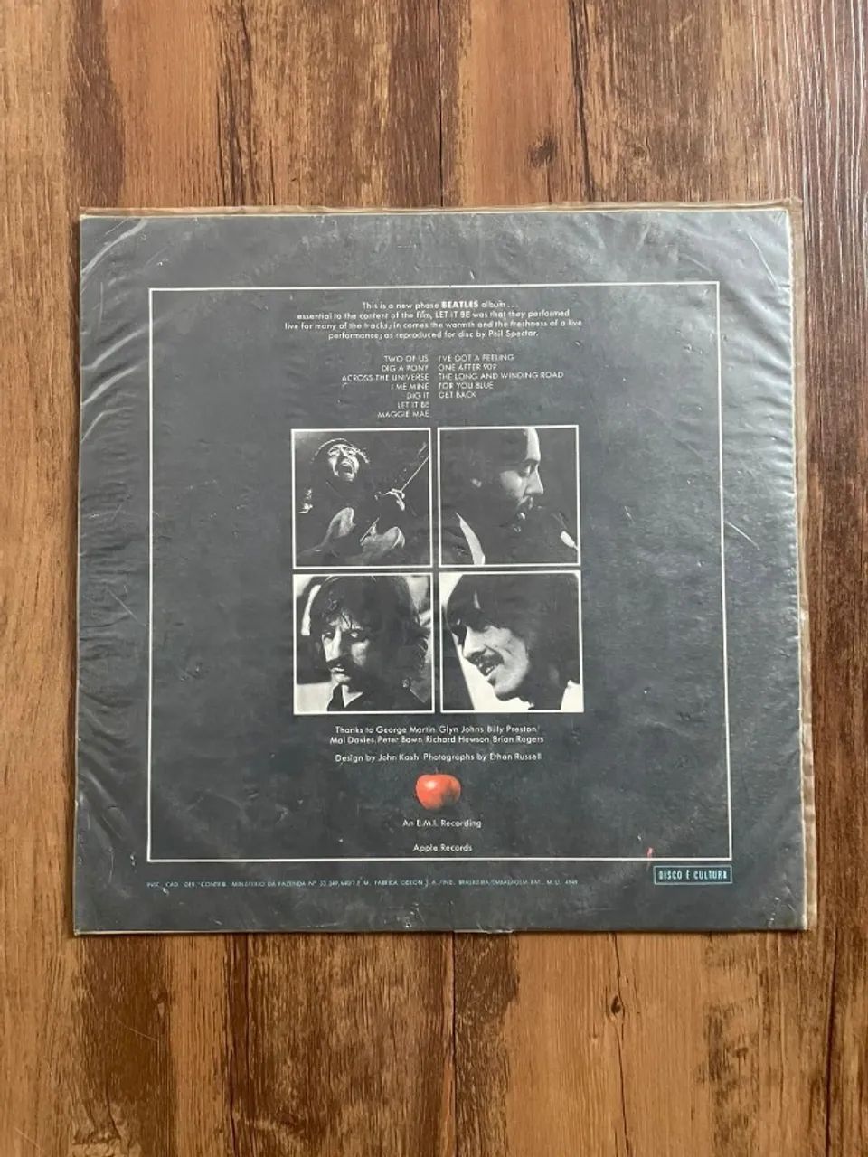 Vinil The Beatles Let It Be Apple Records Original - Foto 2