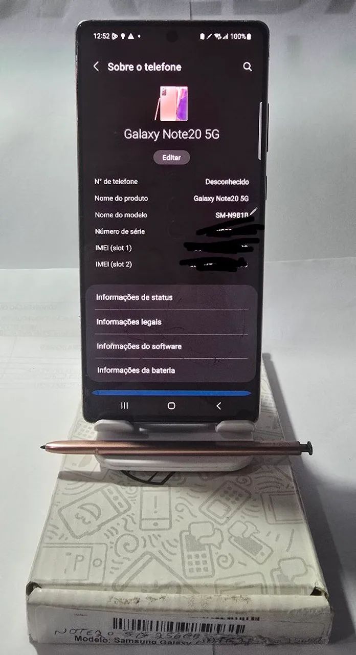 Samsung note20 5g 256gb 8gb ram original  - Foto 3