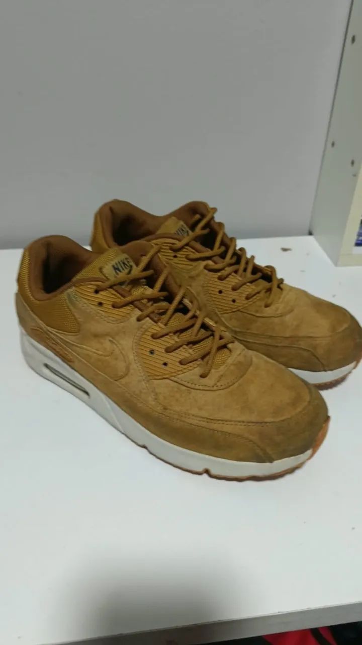 Nike Air Max 90 Camurça Caramelo