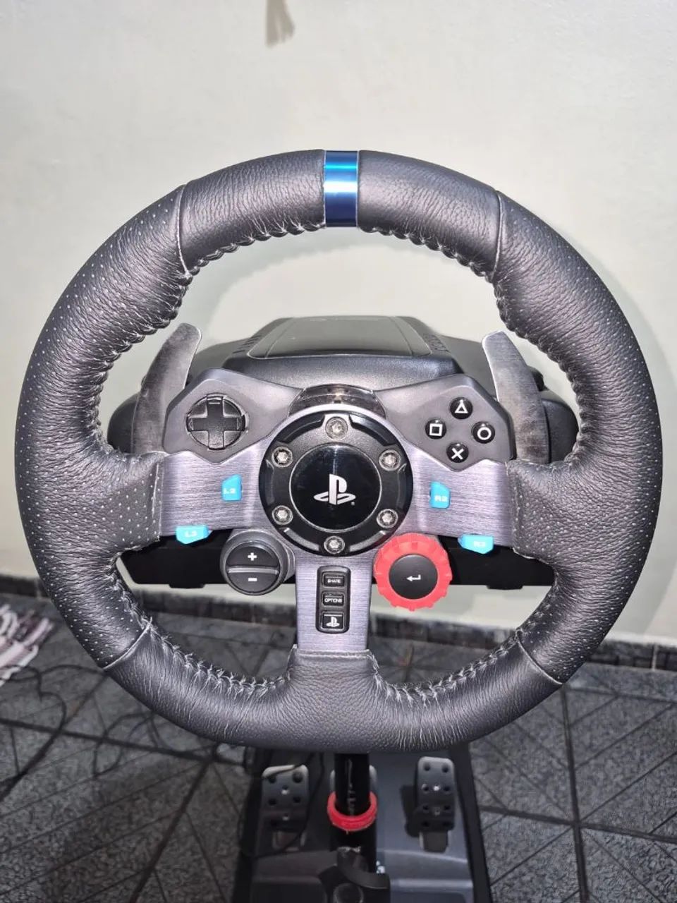 Volante logitech g29 + suporte ajustável, Compatível com PS, Xbox e Pc