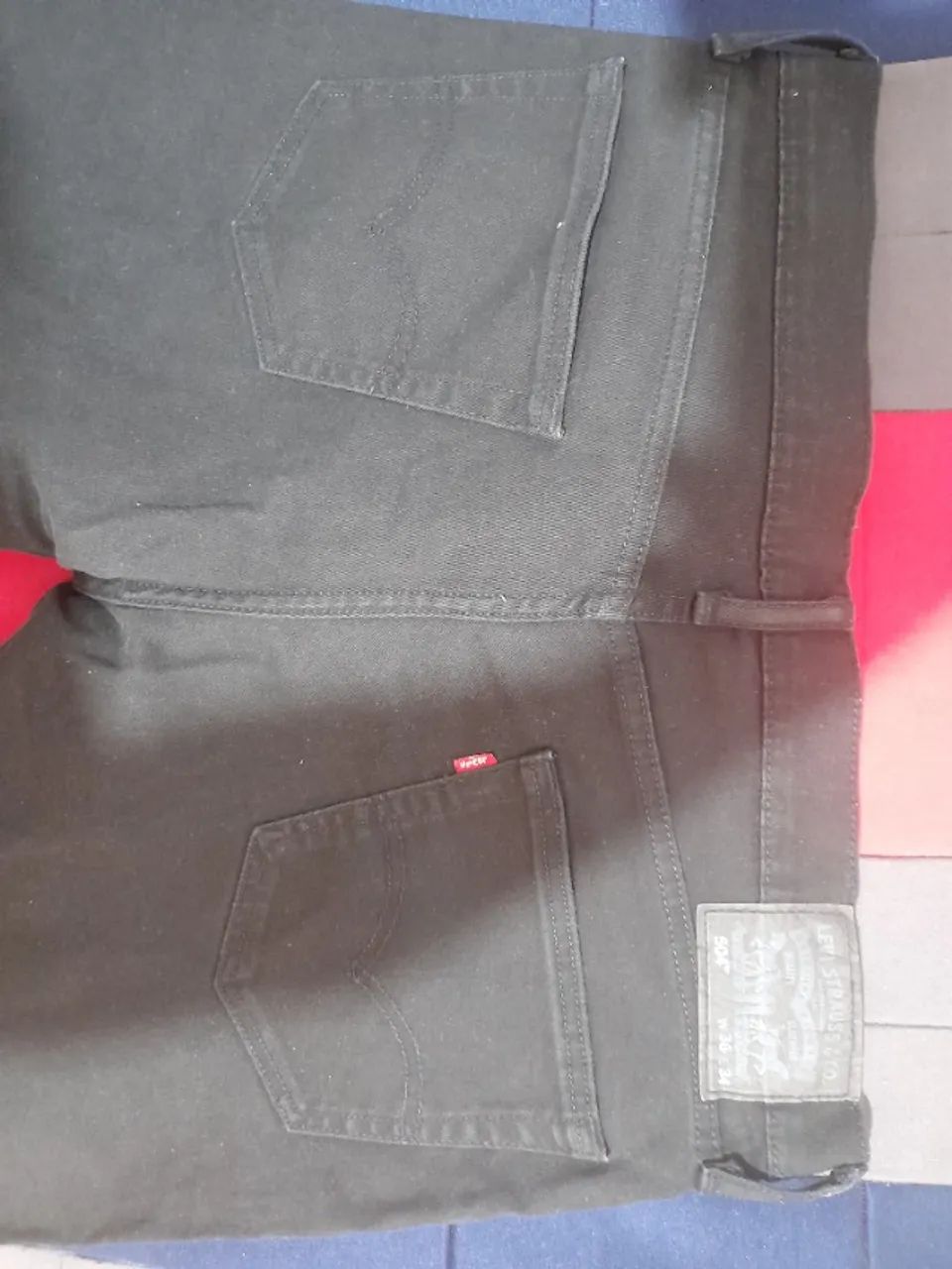 CALÇA LEVIS ORIGINAL PRETA 44 - Foto 5