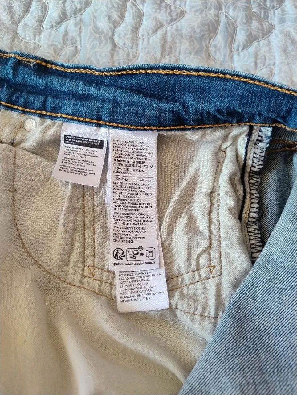 CALÇA JEANS LEVI'S ORIGINAL  - Foto 5