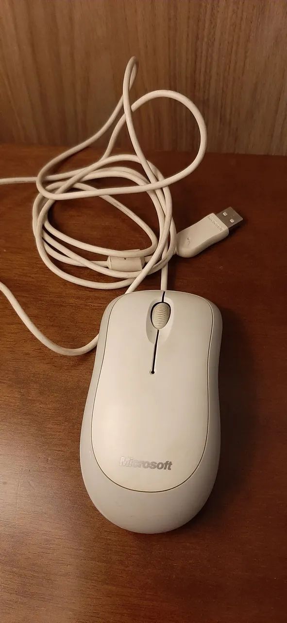 Mouse com fio Microsoft