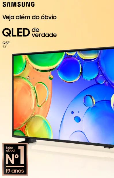 Smart TV 43? Samsung QLED Q5F 4K Nova Lacrada - Foto 3