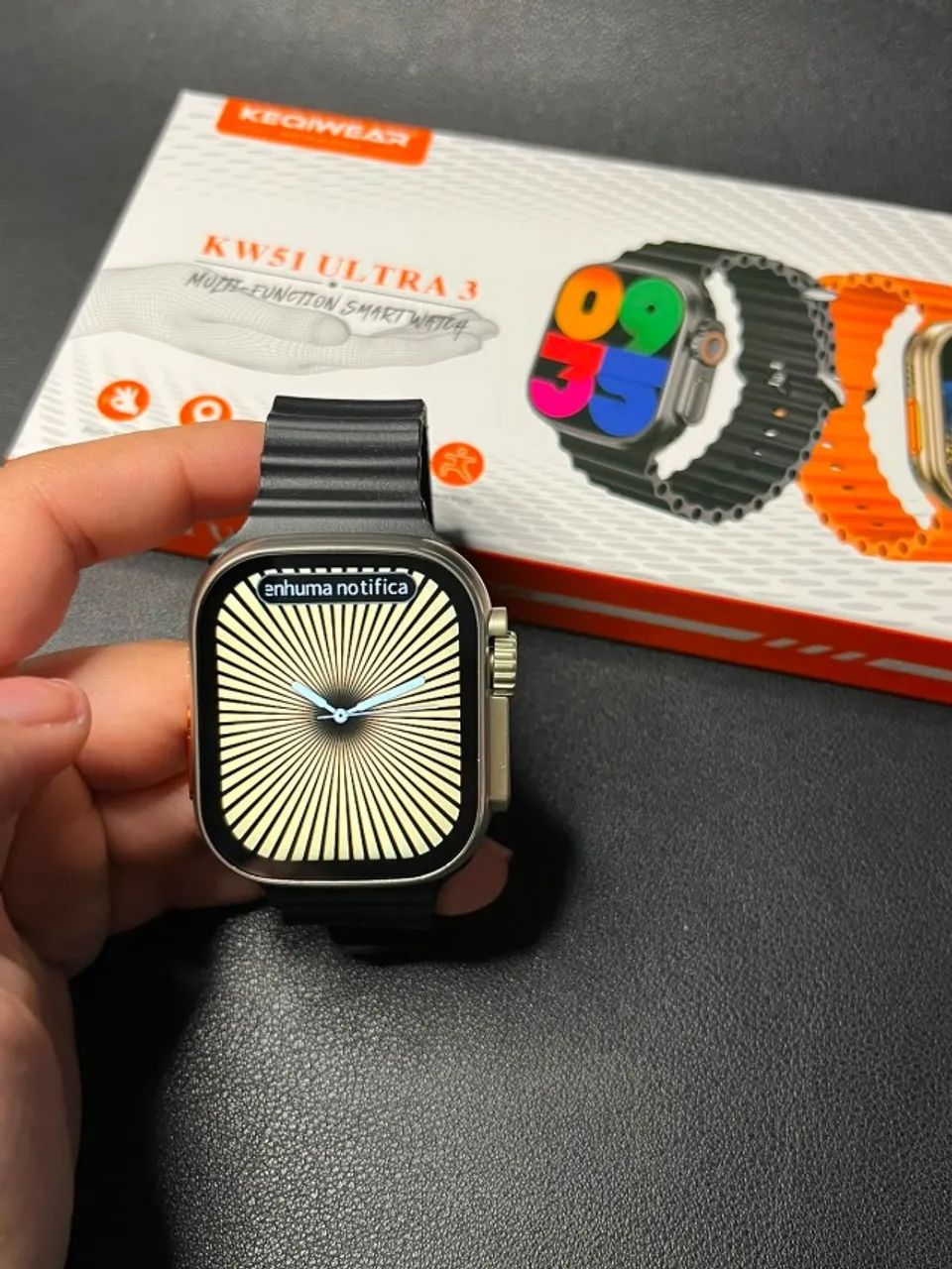 Smartwatch Ultra 3 Tela 1.81 Bluetooth Chamada Android Ios - Foto 4