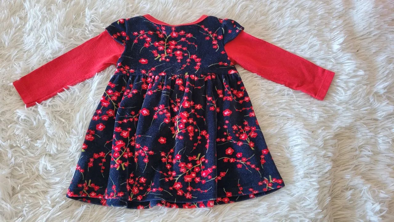 2 vestidos de bebê tamanho P  - Foto 4