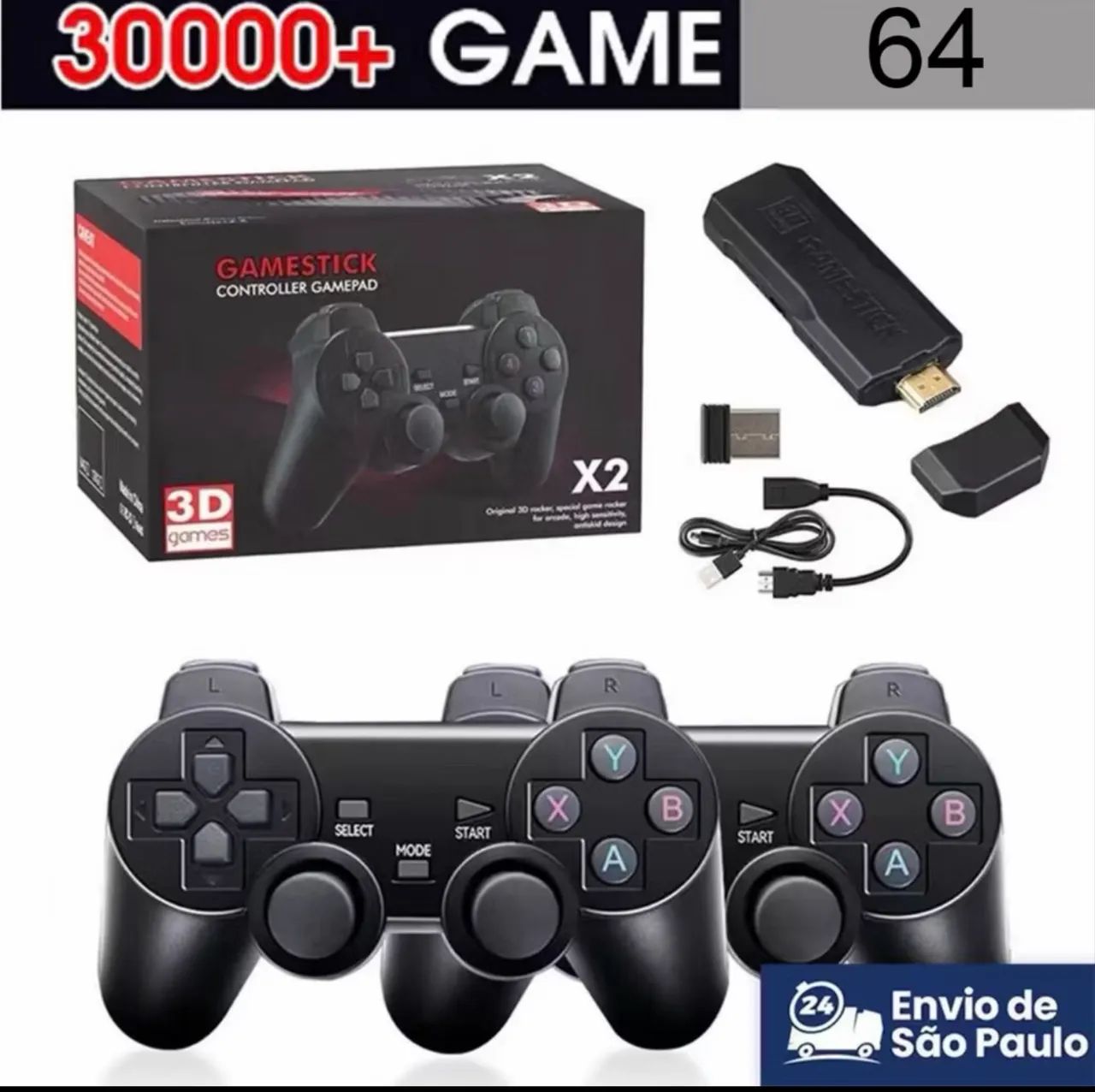 GD10 Game Stick multi jogos  - Foto 4