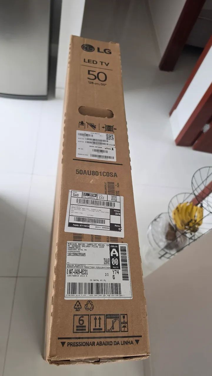 Vendo TV LG 50 polegadas Smart 4k zerada lacrada com nota fiscal e 1 ano de garantia. - Foto 5