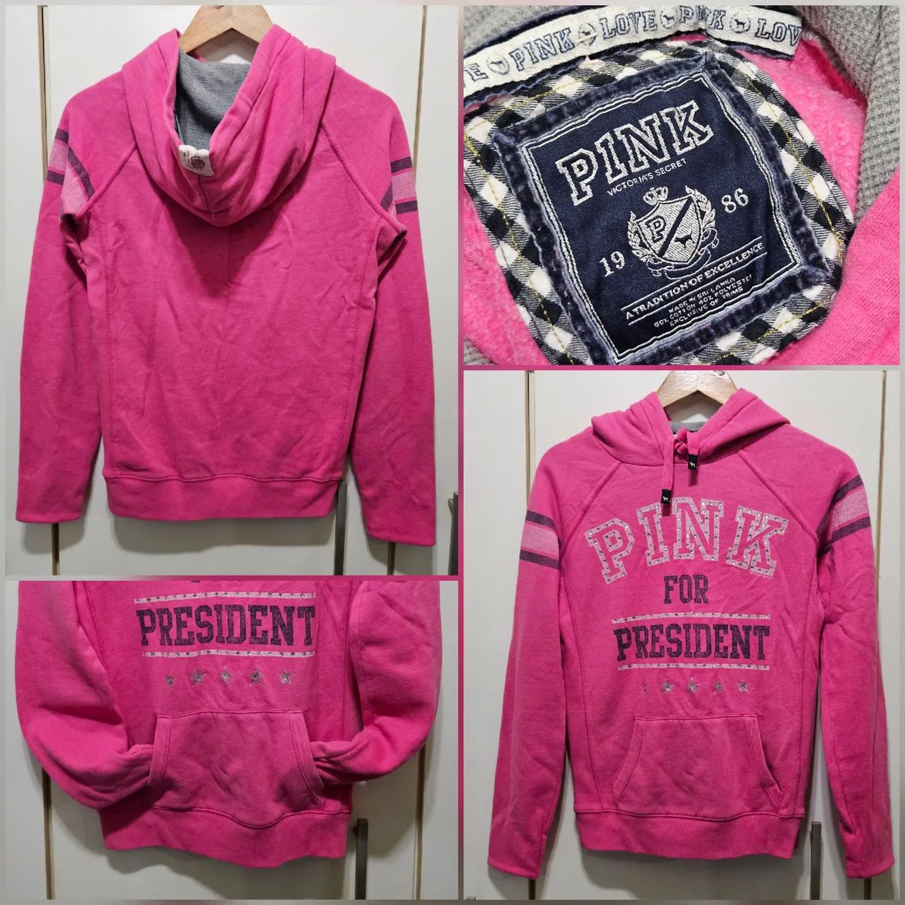 Moletom Victoria's Secret tam M c Capuz