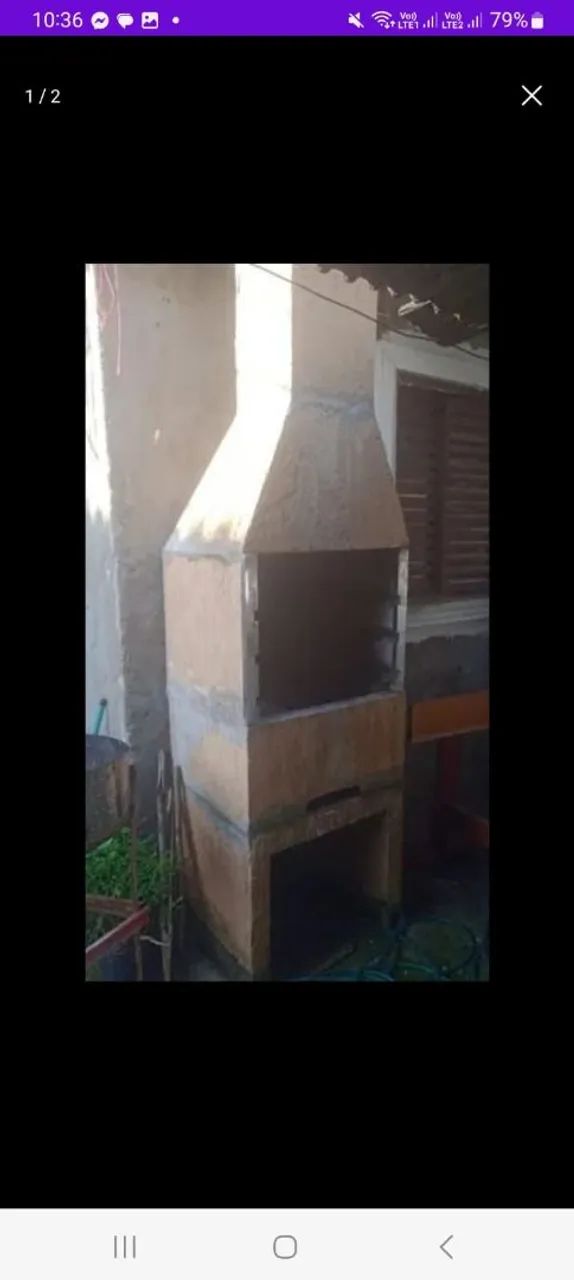 Prefabricated barbecue grill, almost a donation