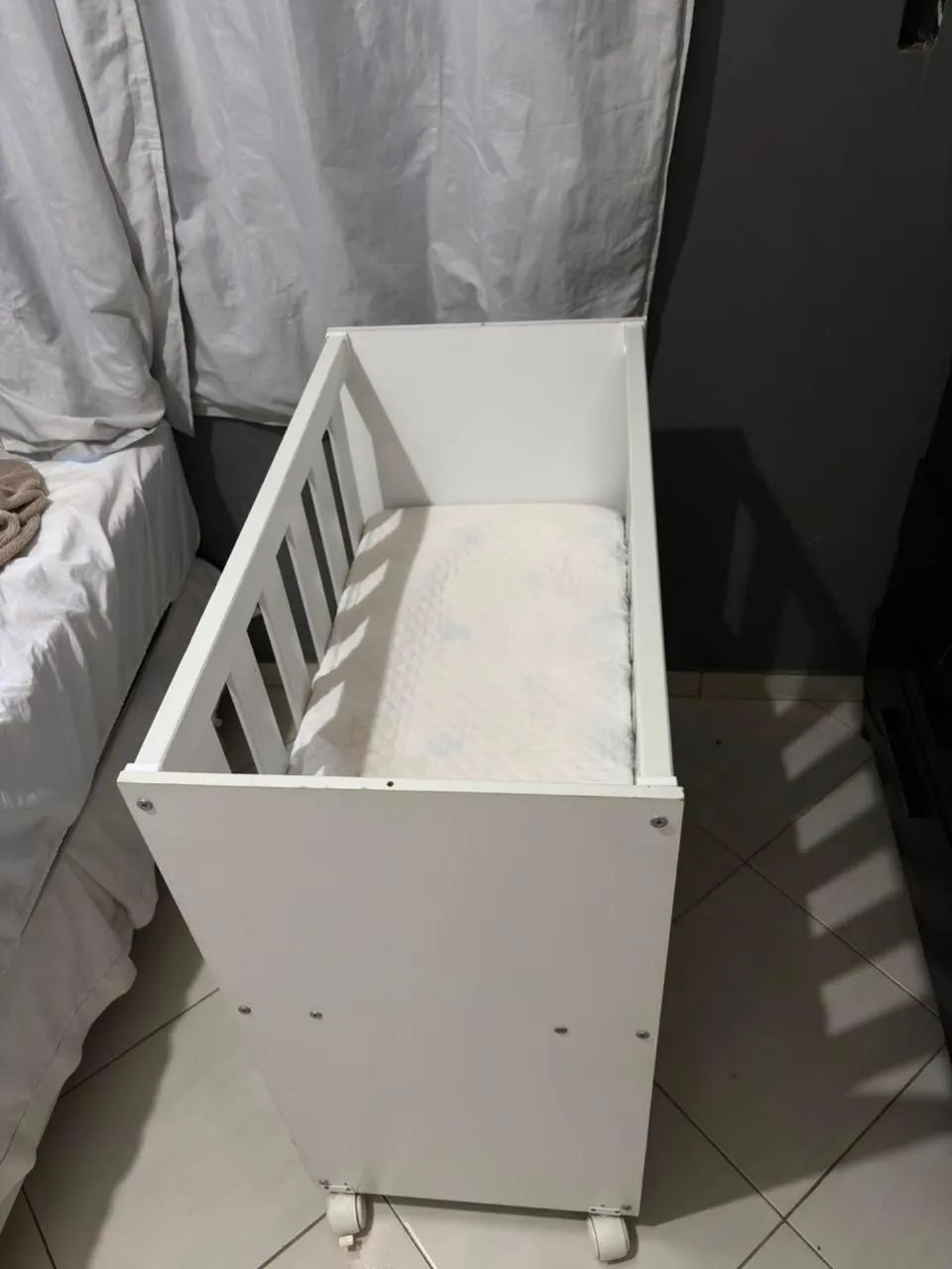 Mini Berço 100% MDF c/ colchão  - Foto 2