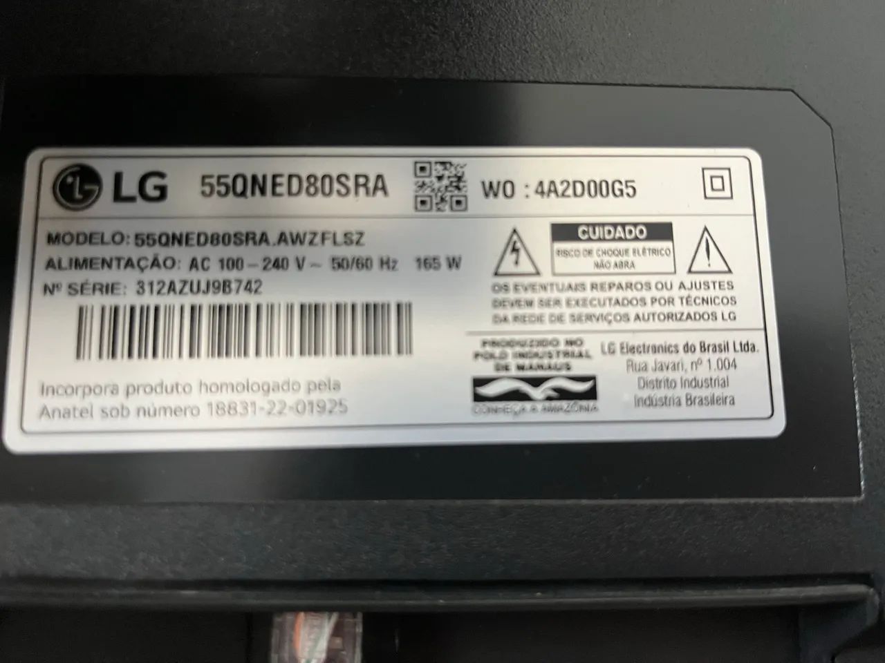 TV LG 55 polegadas - QNed  - Foto 2