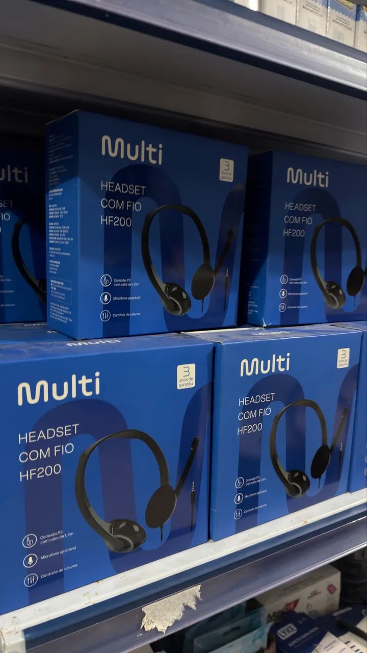 Headset com Fio Multi HF200