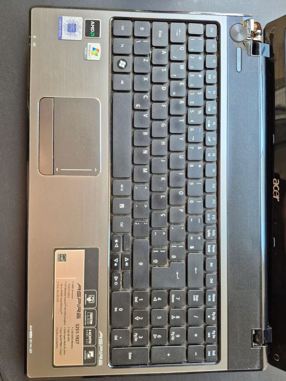 Notebook Acer Aspire retirada de peças  - Foto 3