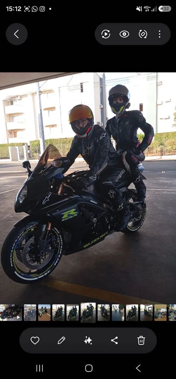 Macacão moto