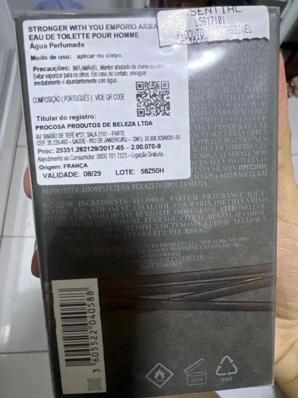 Perfume masc stronger with you Edt 100ml - Foto 2