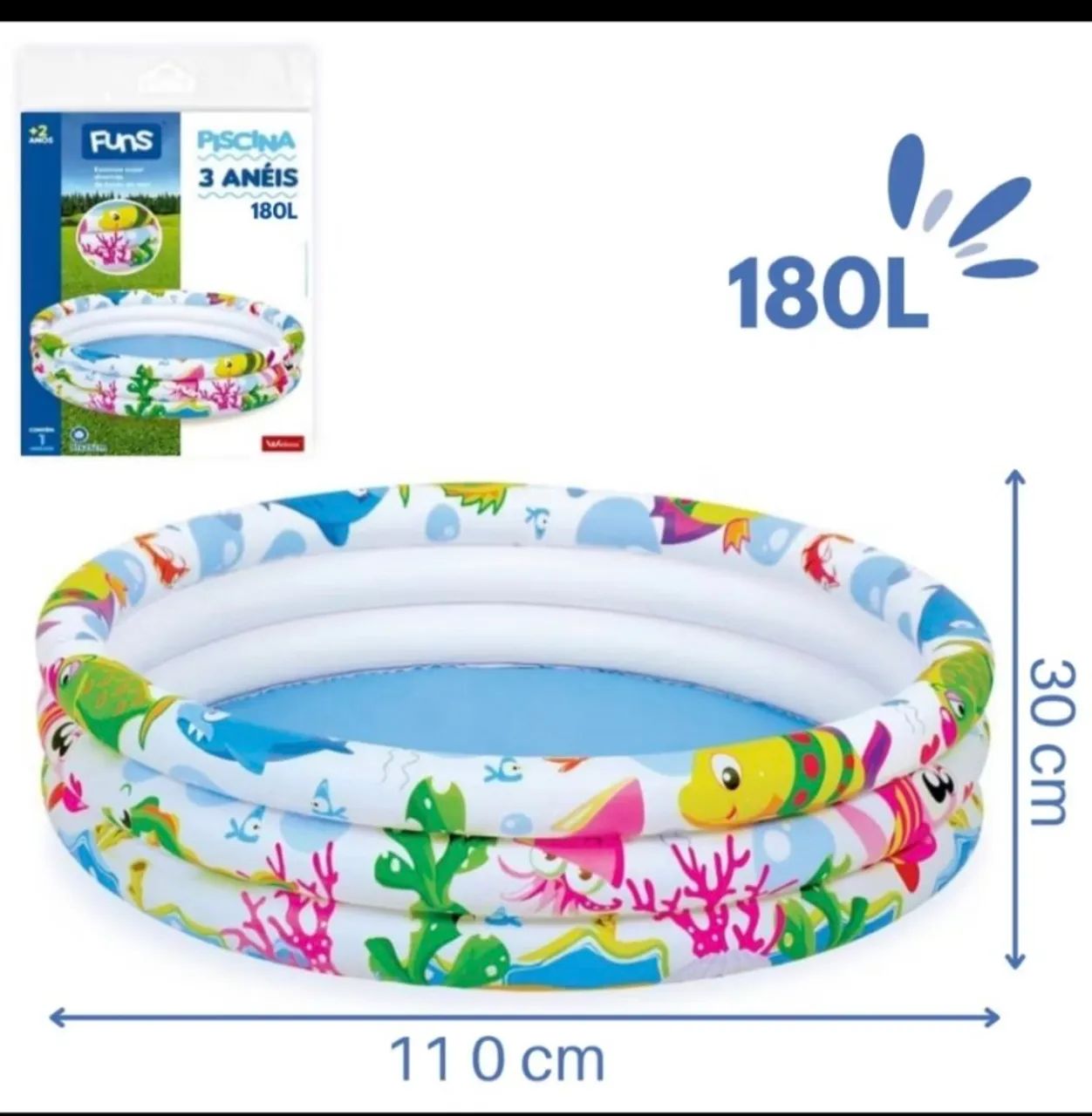 Piscina com as bolinhas 