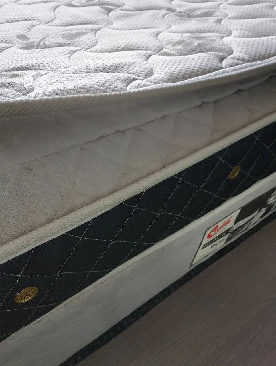 CAMA BOX + COLCHÃO DE MOLAS ENSACADAS CASTOR  - Foto 4