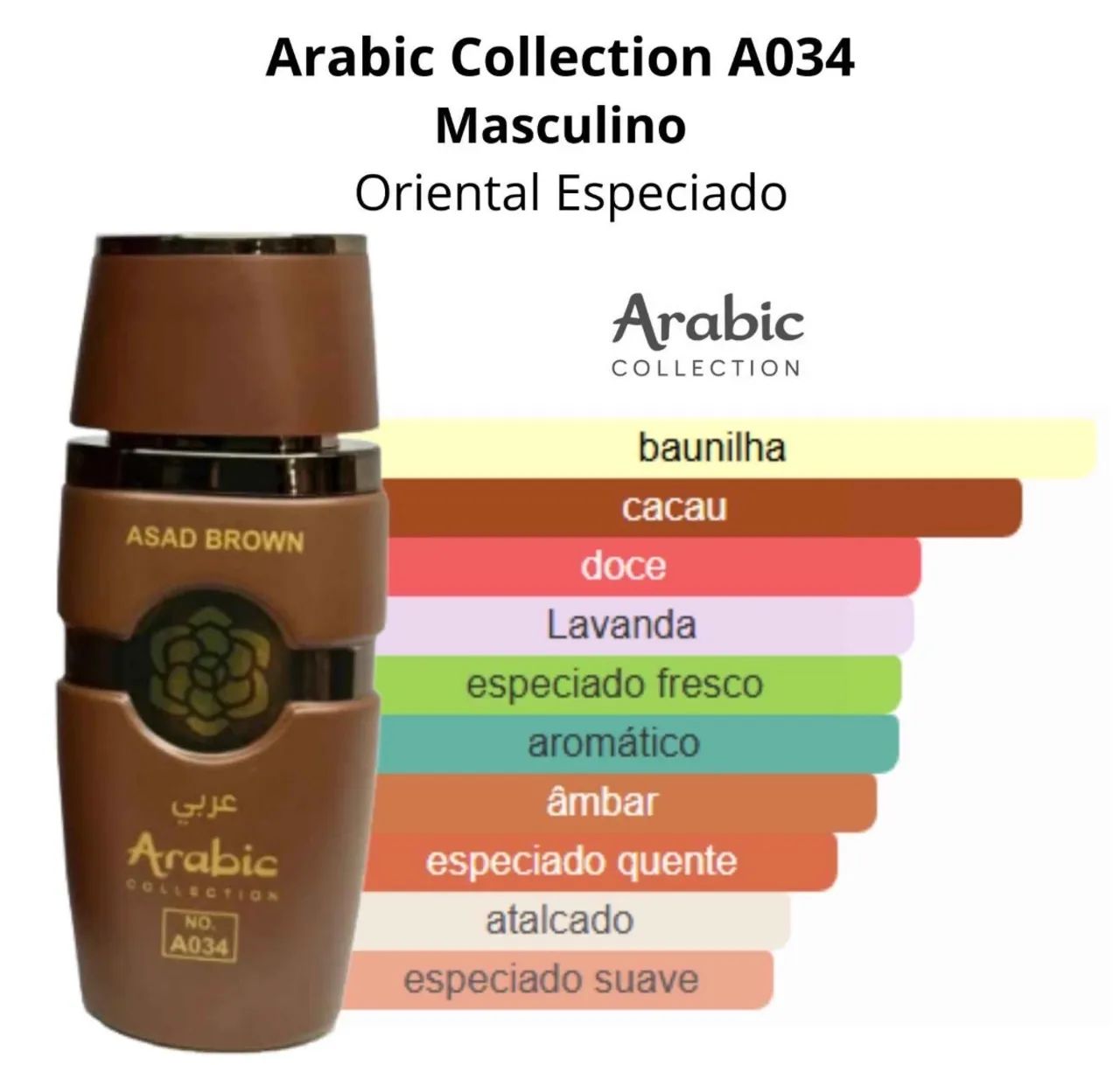 Asad Bourbon A034 | 25 ml | Masculino - Foto 2