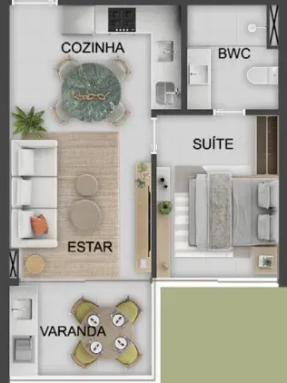 PLANTA 44m²