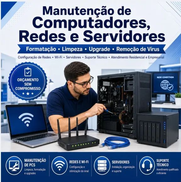 Manutenção de rede e Servidores