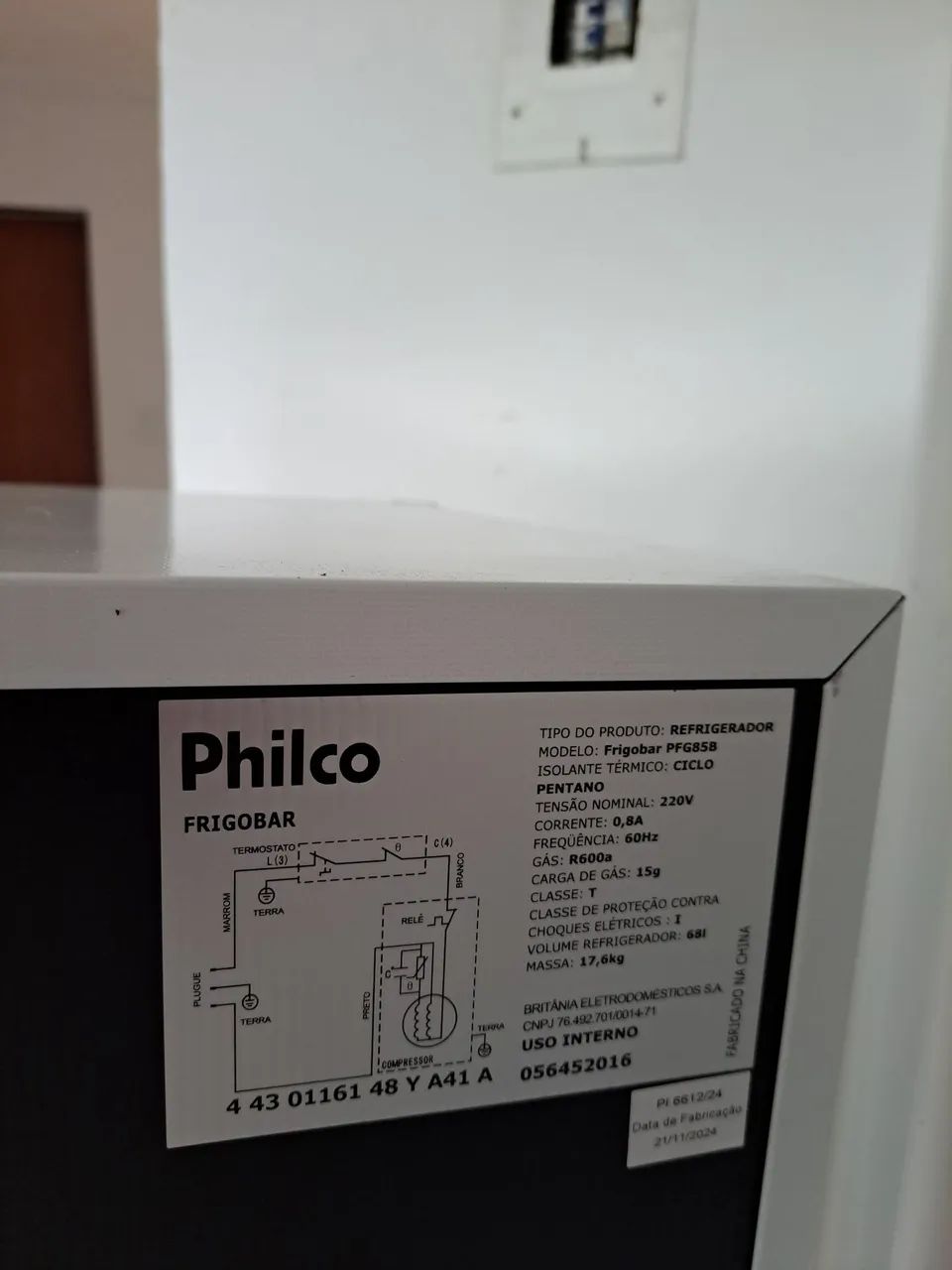 Frigobar 68 itros philco novíssimo  - Foto 3