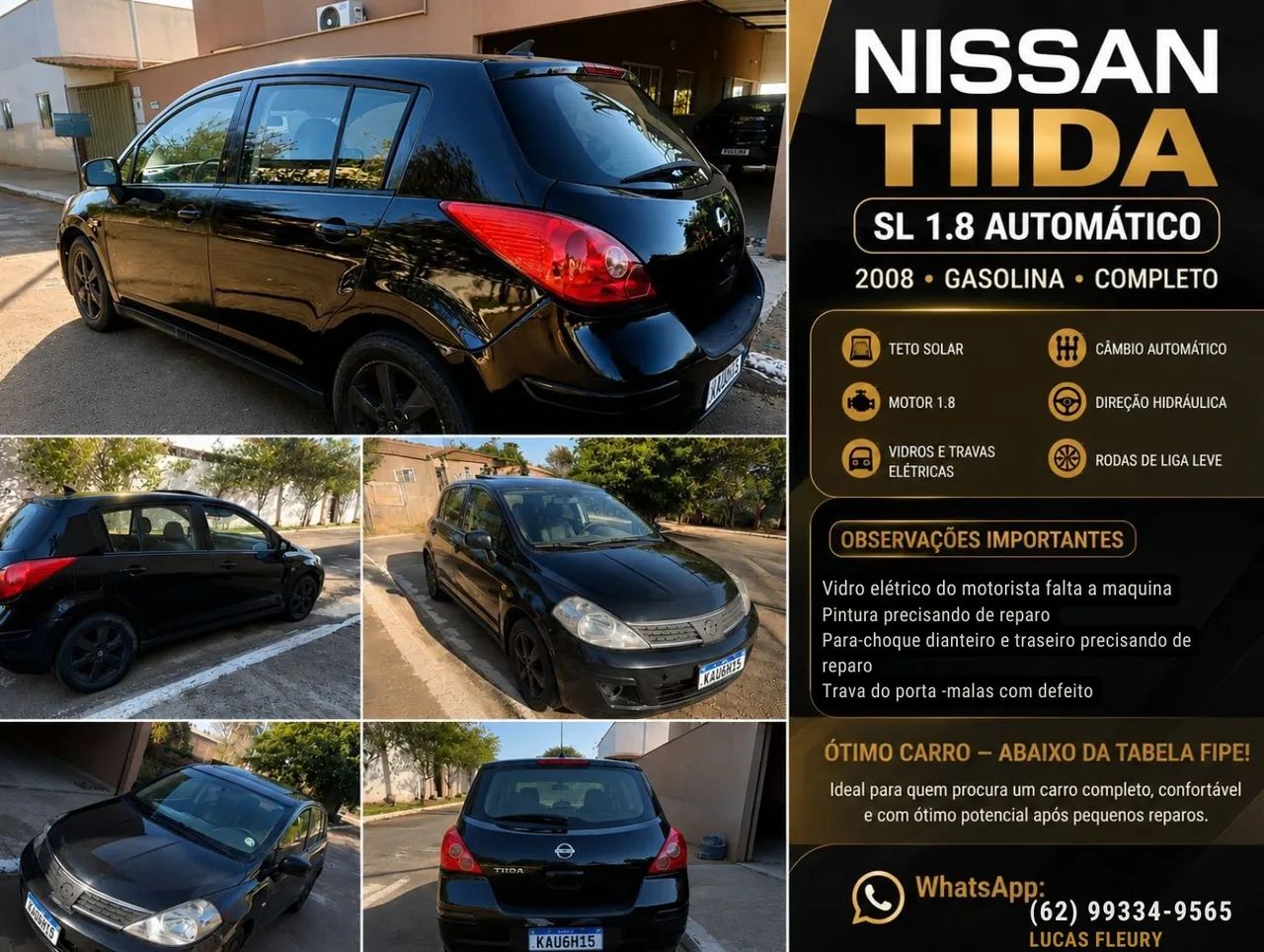Nissan Tiida TIIDA SL 1.8/1.8 Flex 16V Aut. 2008