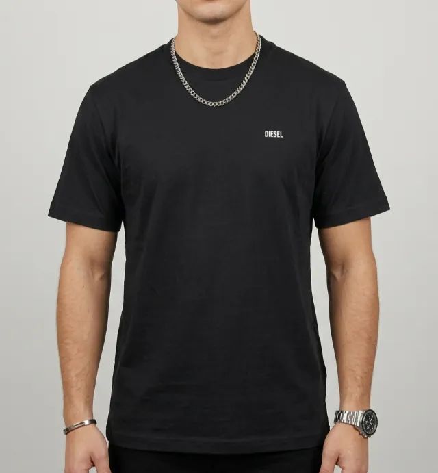 Camiseta Oversized Diesel Preta - Foto 3