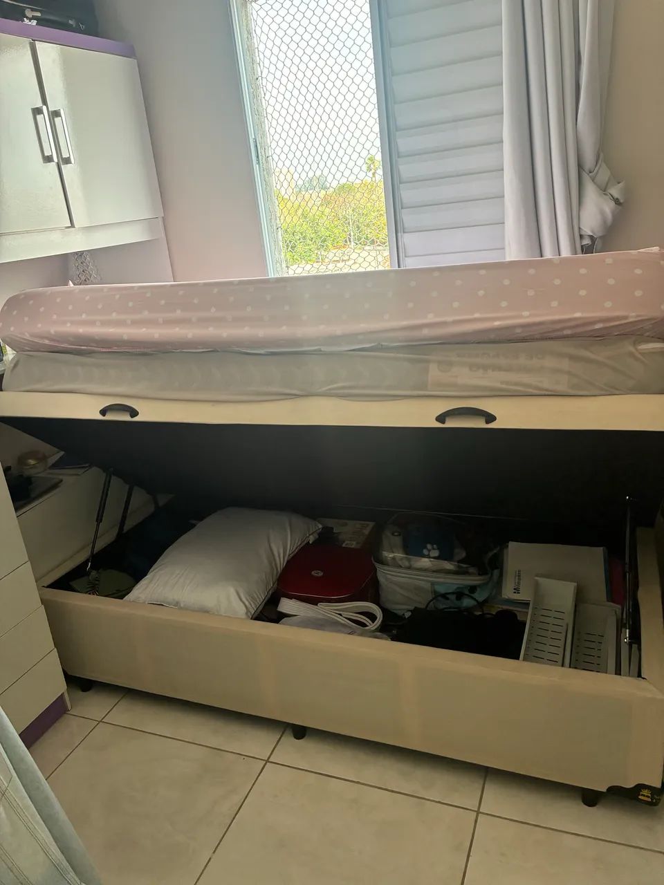 Cama Box Baú Solteiro + Colchão de Espuma D20 Plumatex (Usados - Foto 2