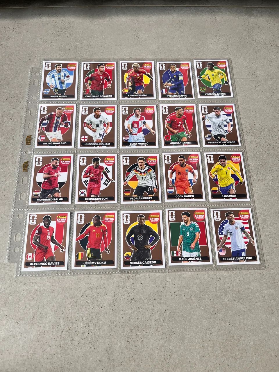 Coleção 20 legends bronze 2026